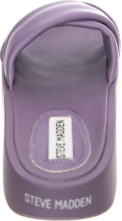 Steve Madden Paarse Geweven Sandalen Purple Dames