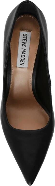 Steve Madden Platte Leren Schoenen Black Dames