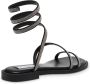 Steve Madden Platte Sandalen voor Vrouwen Zwart Dames - Thumbnail 4