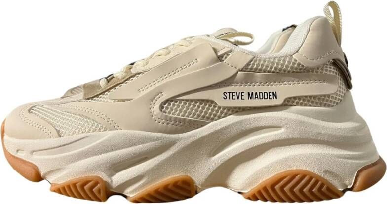 Steve Madden Possession-E Damessneakers Wit Dames