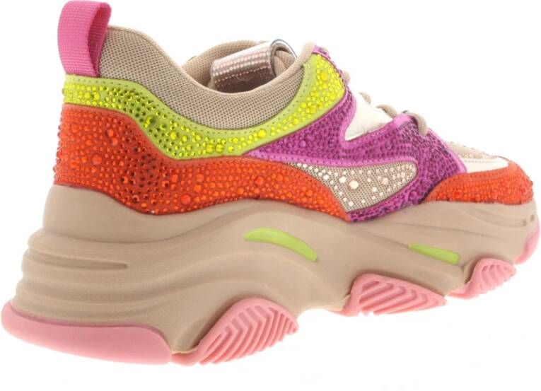 Steve Madden Privy Sneaker met Strass-steentjes Multicolor Dames