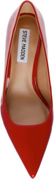 Steve Madden Rode Stiletto Hoge Hak Pomp Vivion Red Dames