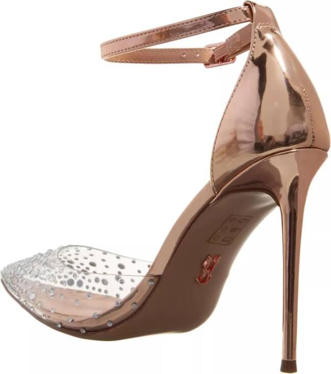 Steve Madden Rose Gouden Stiletto met Decoratieve Stenen Gray Dames