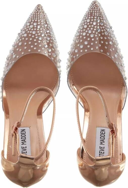 Steve Madden Rose Gouden Stiletto met Decoratieve Stenen Gray Dames