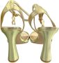 Steve Madden Elegante Leren Hoge Hak Sandalen Yellow Dames - Thumbnail 3