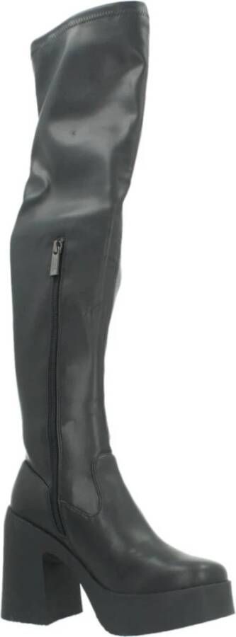 Steve Madden Stijlvolle Over-knee Laarzen Black Dames