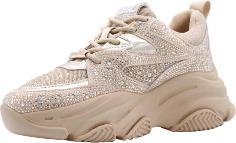 Steve Madden Stijlvolle Sneakers voor Heren Beige Dames