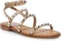 Steve Madden Studded Enkelband Sandalen Beige Dames - Thumbnail 2