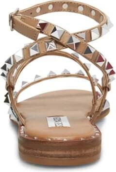 Steve Madden Studded Enkelband Sandalen Beige Dames