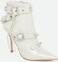 Steve Madden Witte Fortitude Enkellaars White Dames - Thumbnail 2