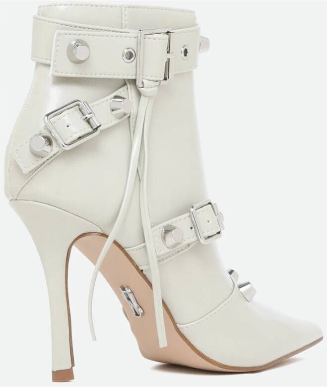 Steve Madden Witte Fortitude Enkellaars White Dames