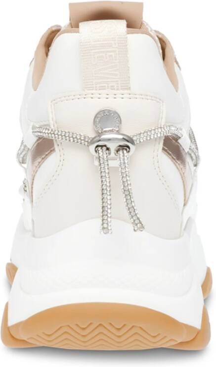 Steve Madden Witte Motocross Sportieve Sneakers White Dames