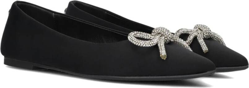 Steve Madden Zwarte Ballerina's met Strik Black Dames