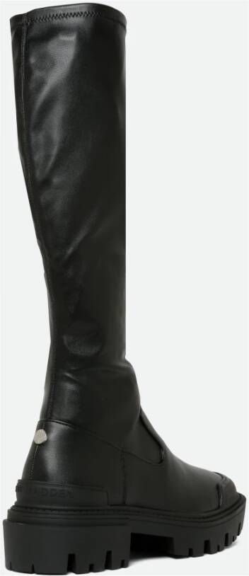 Steve Madden Zwarte Elastische Enkellaars Black Dames