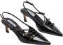 Steve Madden Zwarte Hak Slingback Schoen Liana Black Dames - Thumbnail 2