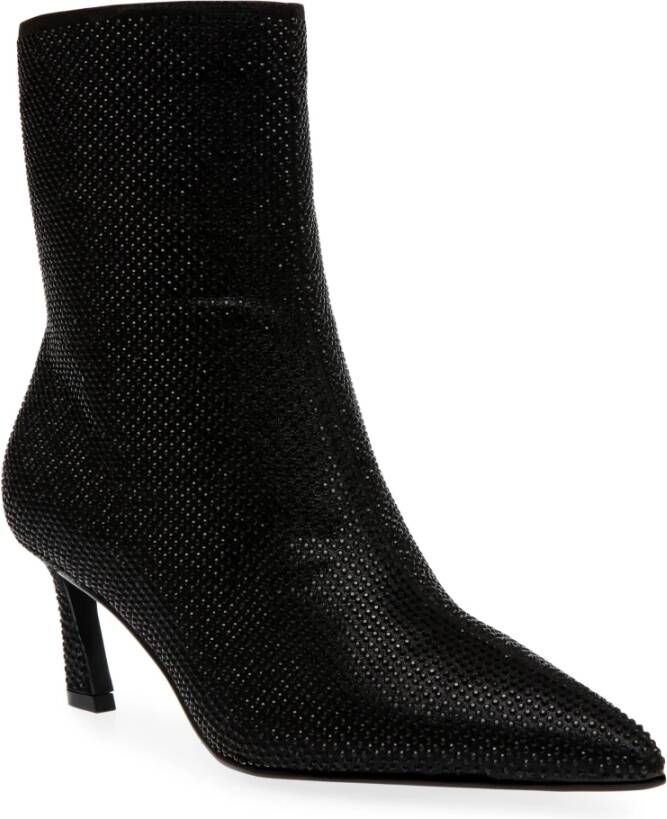 Steve Madden Zwarte Kristal Feestlaarzen Black Dames