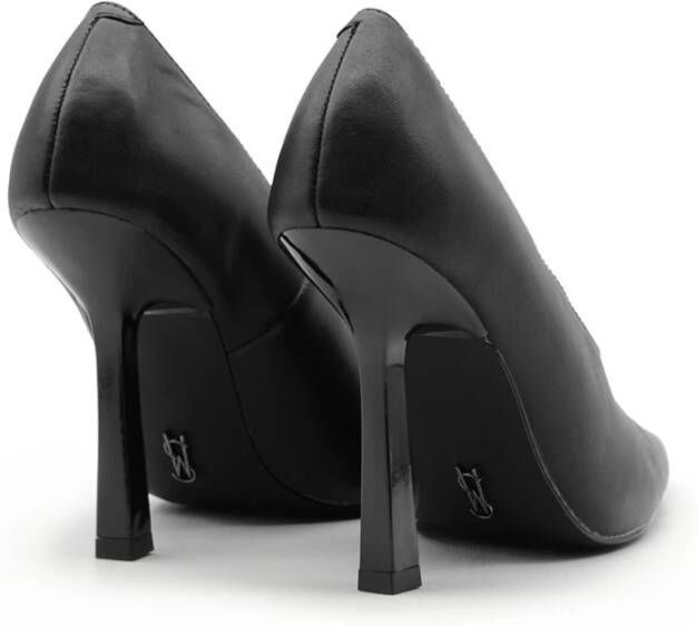 Steve Madden Zwarte leren hakken pumps Black Dames