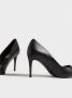 Steve Madden Zwarte Leren Lillie Pump Basic Favoriet Black Dames - Thumbnail 2