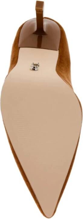 Steve Madden Zwarte Microsuede Intruder Hoge Laars Bruin Dames