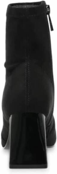 Steve Madden Zwarte Neopreen Puntige Haklaarzen Black Dames