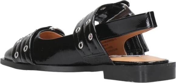 Steve Madden Zwarte Patent Leren Ballerina Schoenen Black Dames