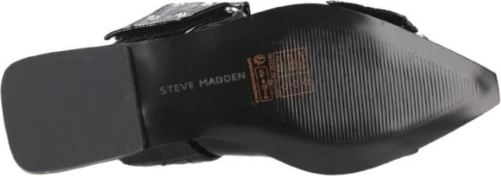 Steve Madden Zwarte Patent Leren Ballerina Schoenen Black Dames