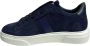 Stokton Blauwe Nabuk Sneakers met Elastiek Blue Heren - Thumbnail 3