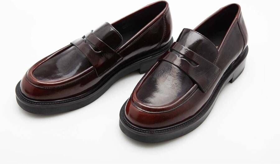 Stokton Bordeaux Penny Loafer Brown Dames