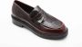 Stokton Bordeaux Penny Loafer Brown Dames - Thumbnail 3