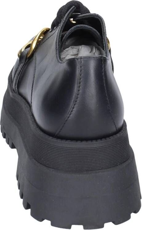 Stokton Elegante Leren Damesschoenen Black Dames