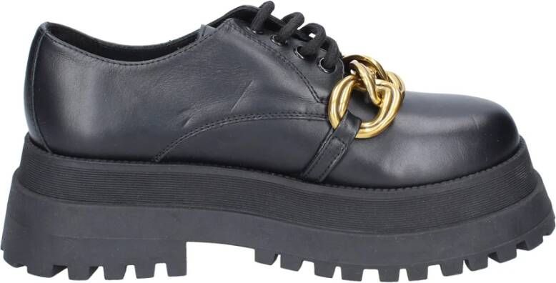 Stokton Elegante Leren Damesschoenen Black Dames