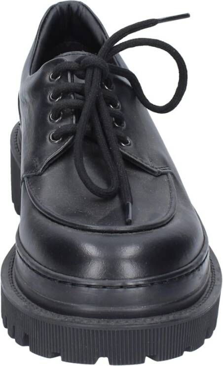 Stokton Elegante Leren Schoenen voor Vrouwen Black Dames