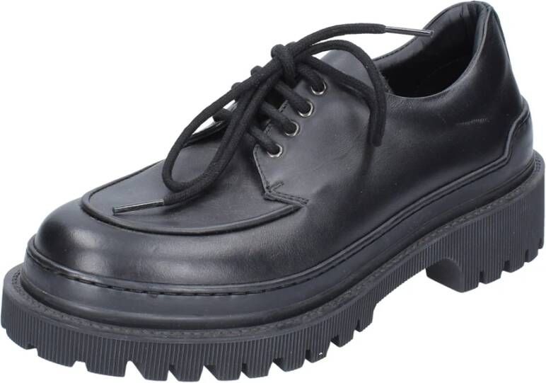 Stokton Elegante Leren Schoenen voor Vrouwen Black Dames