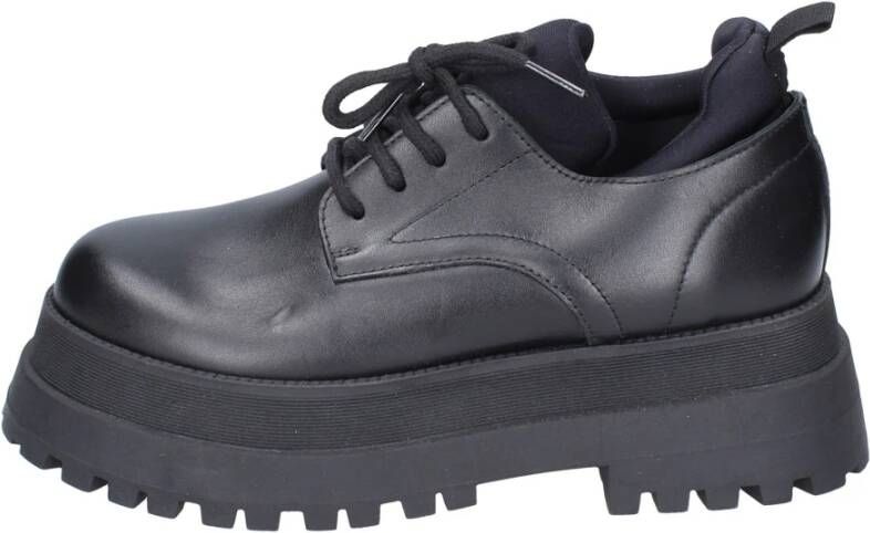 Stokton Elegante Leren Schoenen voor Vrouwen Black Dames