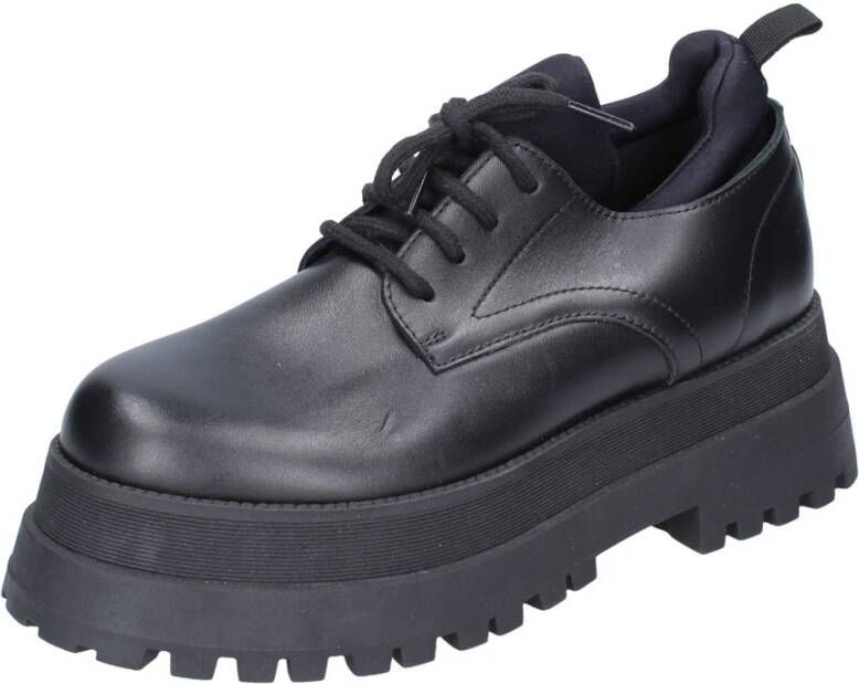 Stokton Elegante Leren Schoenen voor Vrouwen Black Dames