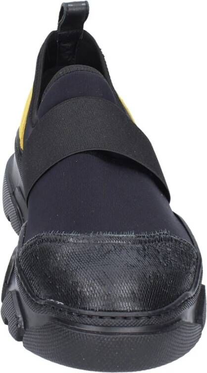 Stokton Heren Textiel Sneakers Black Heren