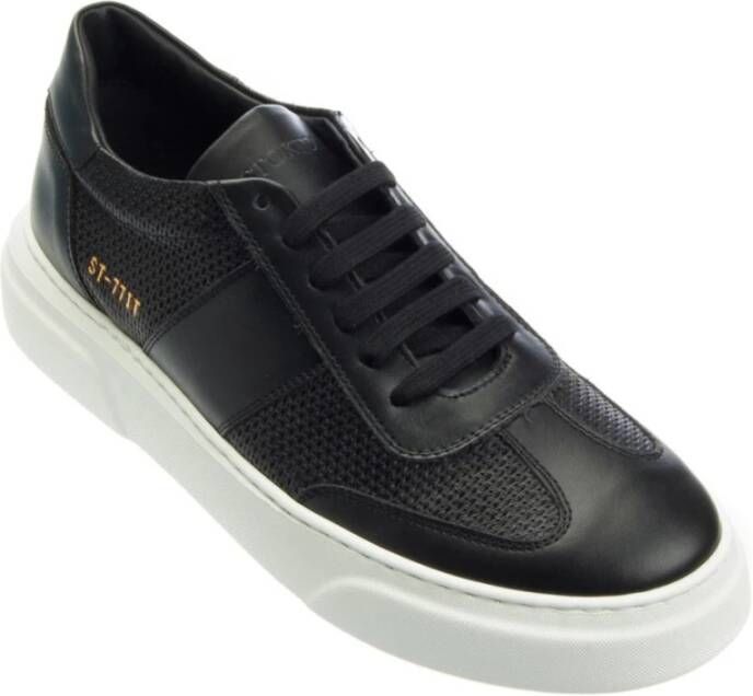 Stokton Laced Shoes Black Dames