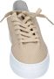 Stokton Leren Dames Sneakers Beige Dames - Thumbnail 4