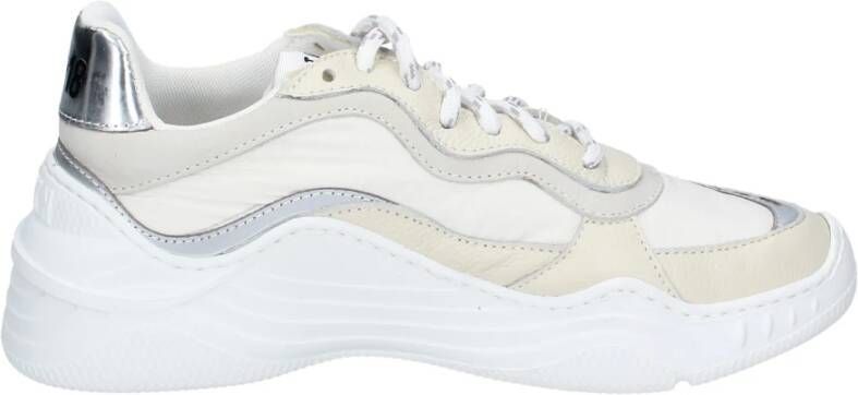 Stokton Leren Dames Sneakers Beige Dames