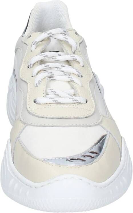 Stokton Leren Dames Sneakers Beige Dames