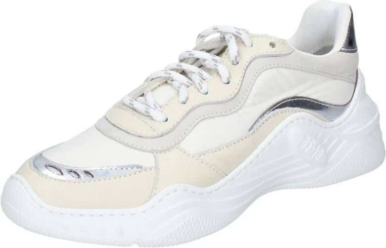 Stokton Leren Dames Sneakers Beige Dames