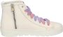 Stokton Leren Dames Sneakers Beige Dames - Thumbnail 3