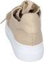 Stokton Leren Dames Sneakers Beige Dames - Thumbnail 2