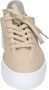 Stokton Leren Dames Sneakers Beige Dames - Thumbnail 4