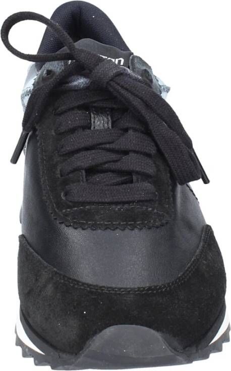 Stokton Leren Dames Sneakers Black Dames