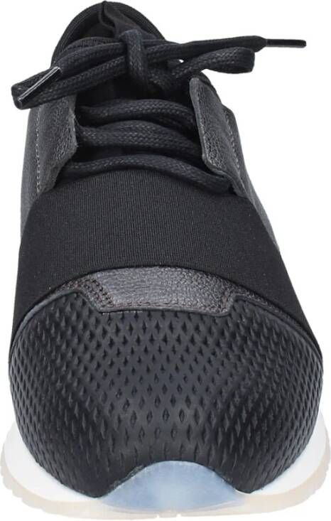 Stokton Leren Dames Sneakers Black Dames