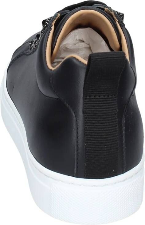 Stokton Leren Dames Sneakers Black Dames