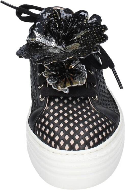 Stokton Leren Dames Sneakers Black Dames