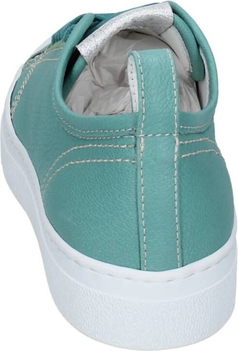 Stokton Leren Dames Sneakers Green Dames