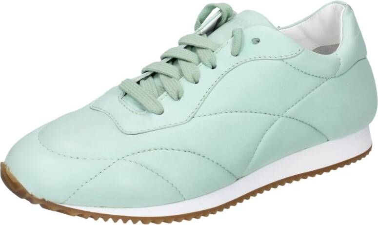 Stokton Leren Dames Sneakers Green Dames